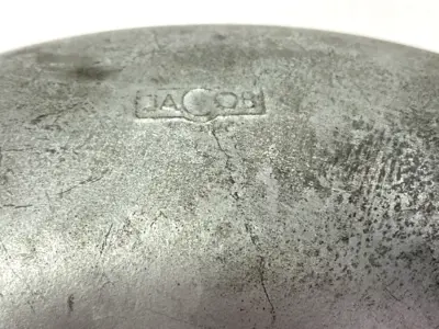 USED JACOB GALVANIZED RIGHT ANGLE PIPE 80MM DIAMETER DN