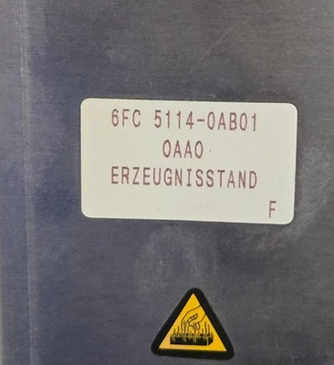SIEMENS SIMODRIVE 611 POWER MODULE 6FC5114-0AB01-0AA0 CNC Hyundai HIT 15S Lathe