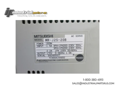 USED MITSUBISHI MR-J2S-20B