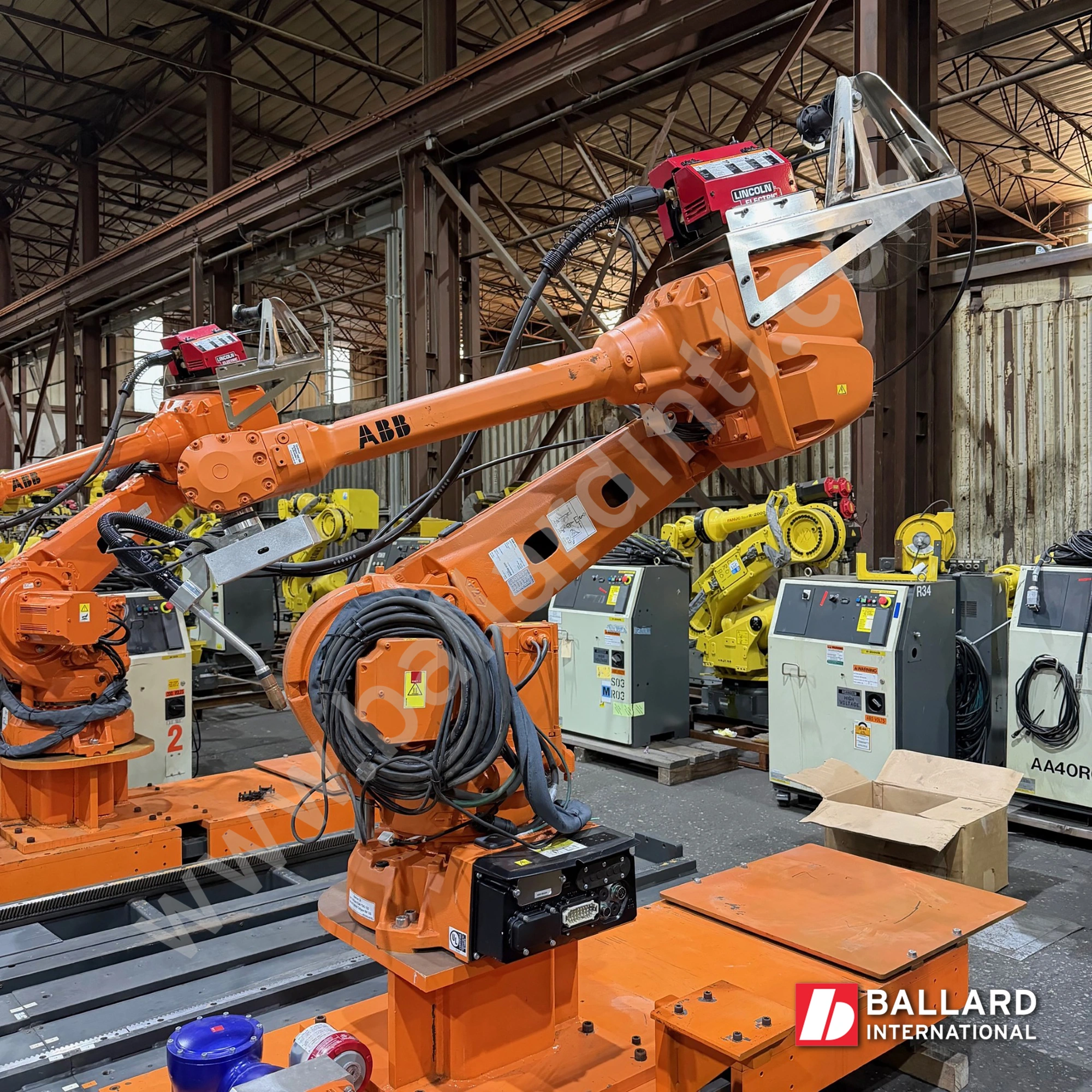 ABB IRB 4600-20/2.5 Welding Robot w/ IRC5 Controller & Lincoln R450 Weld Package