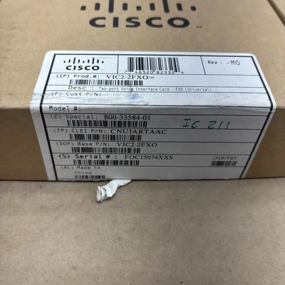 NEW Cisco VIC2-2FXO
