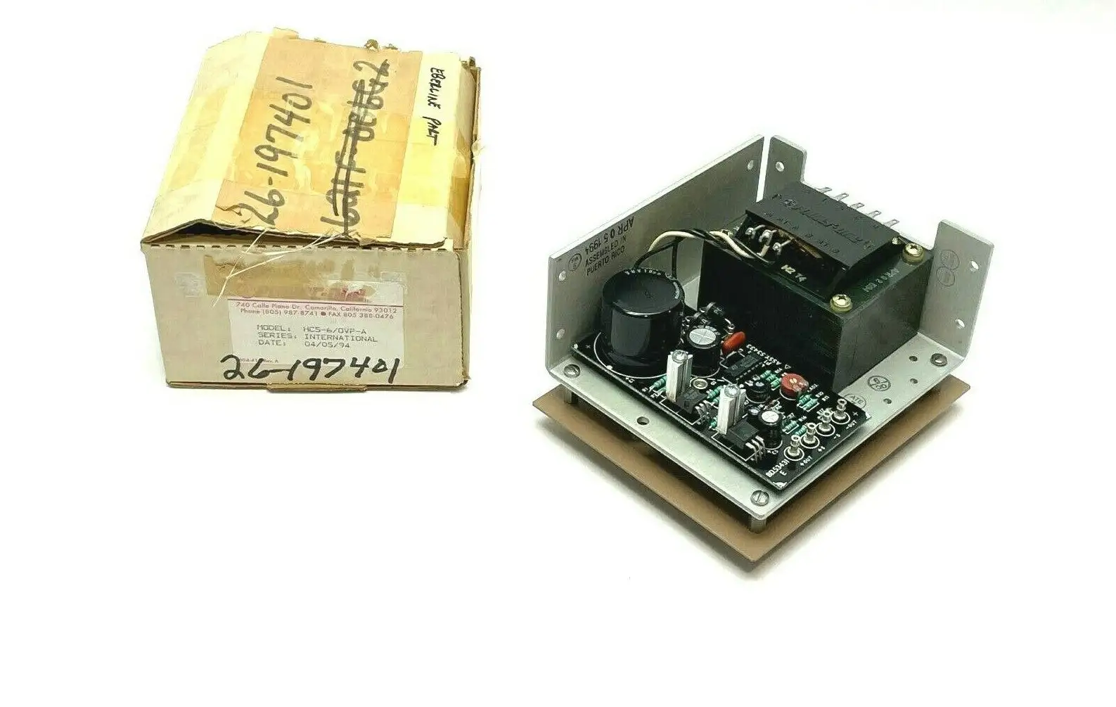 HC5-6/OVP-A | Power-One  Linear AC DC Converter 1 Output 5V - New Other
