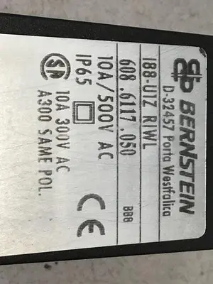 USED BERNSTEIN I88-U1Z RIWL