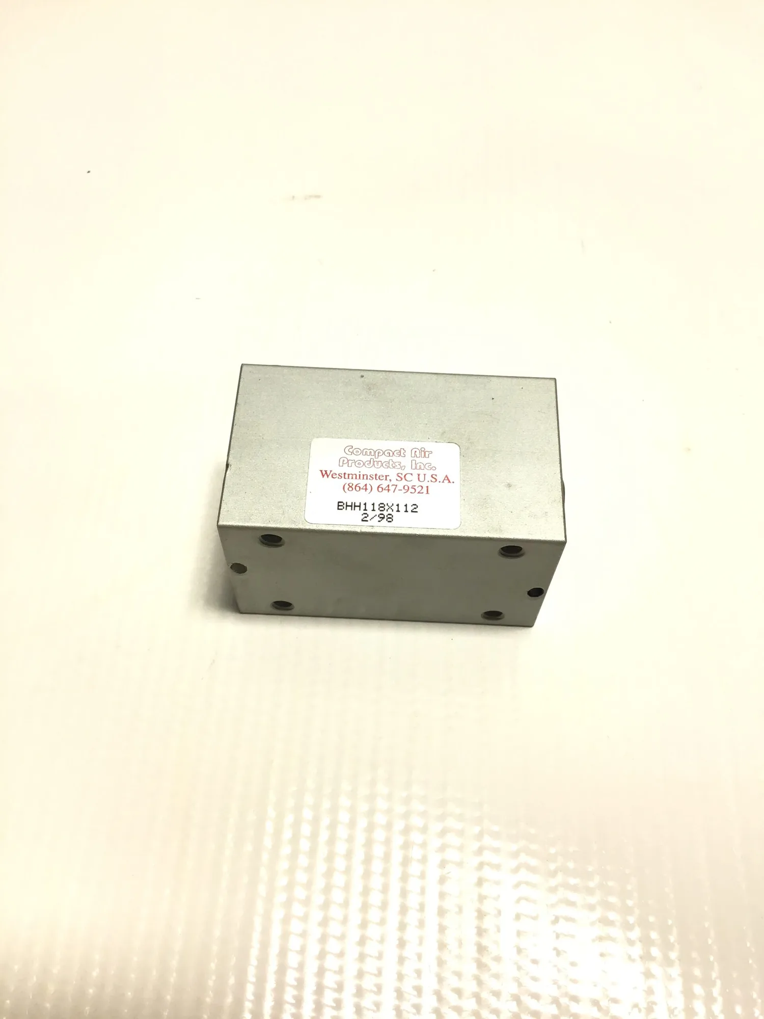 USED COMPACT AIR PRODUCTS, INC. BHH118X112