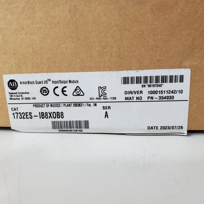 New | in-Stock ALLEN BRADLEY 1732ES-IB8X0B8 Misc Industrial Equipment California US | American Industrial Supply Co. #1377242