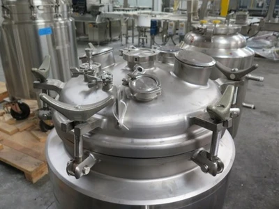 Precision Stainless Steel Portable 100 Liter Jacketed Vessel Tank Fermentation