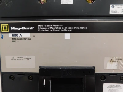 Used Square D MAL3660040M1352 Circuit Breakers Ohio US | Equipment Recovery Corp. #1331075