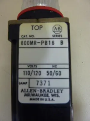 NEW ALLEN BRADLEY 800MR-PB16 AMBER