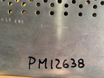 Perforated Plate for Johnson 24 Vibrating Screen , Stainless Steel New Storeroom Spare
