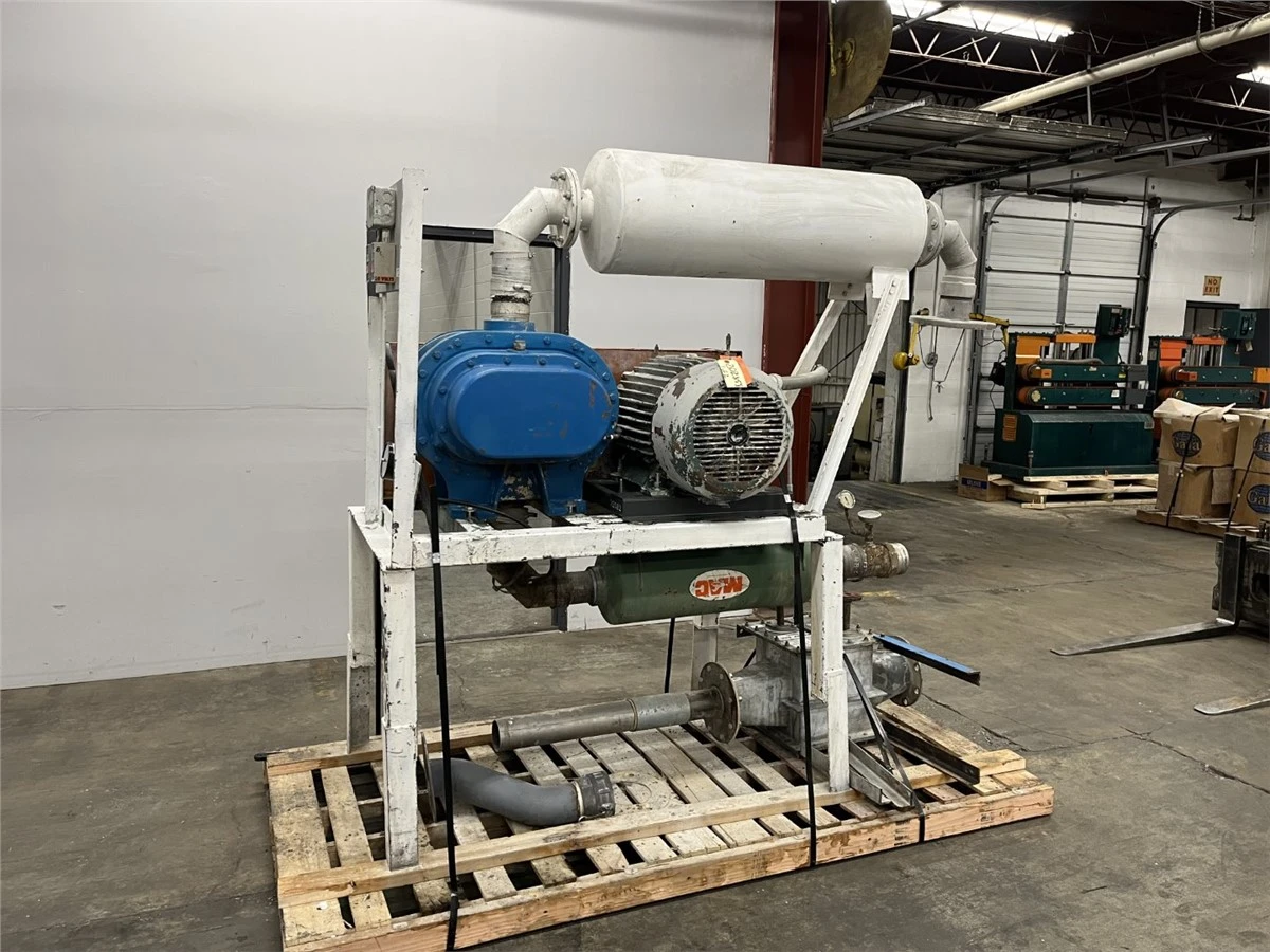 50 HP MAC Vacuum Conveyor With Surge Bin & Airlock