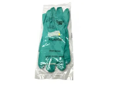 N/A | Industrial Chemical Work Gloves Nitrile X Large LOT OF 11 - New – Open box