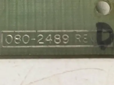USED SCI 080-2489 REV D