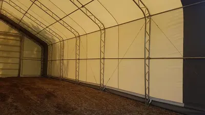 NEW 30X60X20 DOUBLE TRUSS STORAGE BUILDING