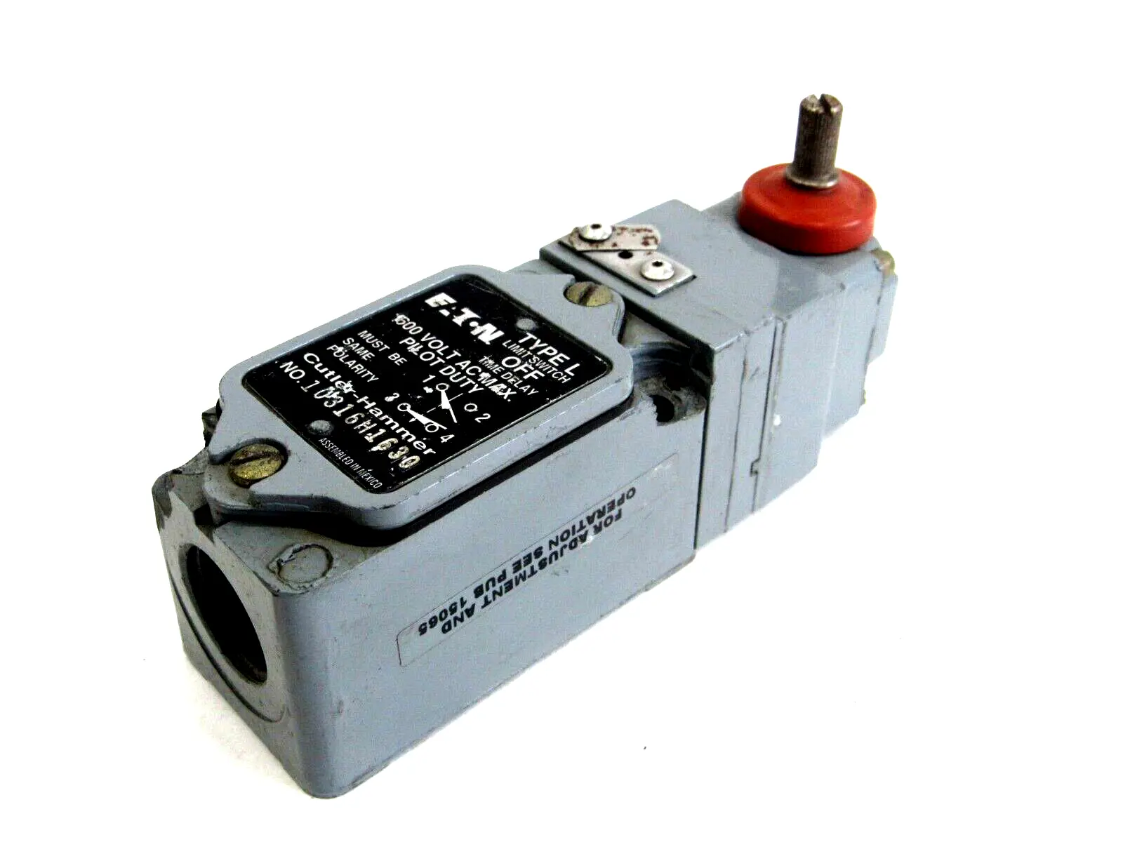 USED EATON 10316H-1630 LIMIT SWITCH TYPE L 10316H1630