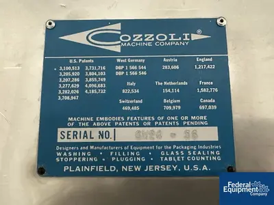 USED Cozzoli Cozzoli Vial Washer, Model GW24, S/S