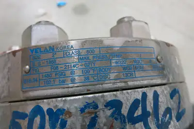 USED VELAN F08-2114C-02TY