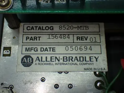 USED ALLENBRADLEY 8520MTB