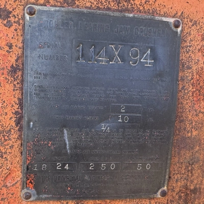 Universal 18in x 24in Jaw Crusher