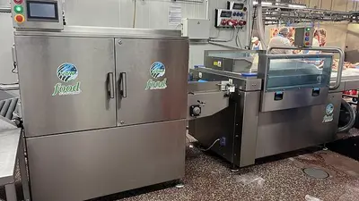USED 2024 BMB CHAMBER BELT SYSTEM WITH SHRINK TANK