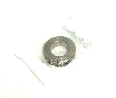 New | in-Stock Stafford Stainless Steel Low Profile 2-Piece Shaft Clamp Collar 1-3/16" Clamps Michigan US | Maverick Industrial Sales #1456576