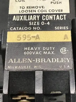 USED ALLEN BRADLEY 509-AOD SER A