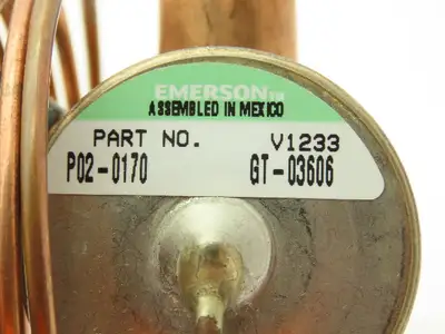 Emerson P02-0170S Expansion Valve 1/2x 5/8x 1/4" ODF