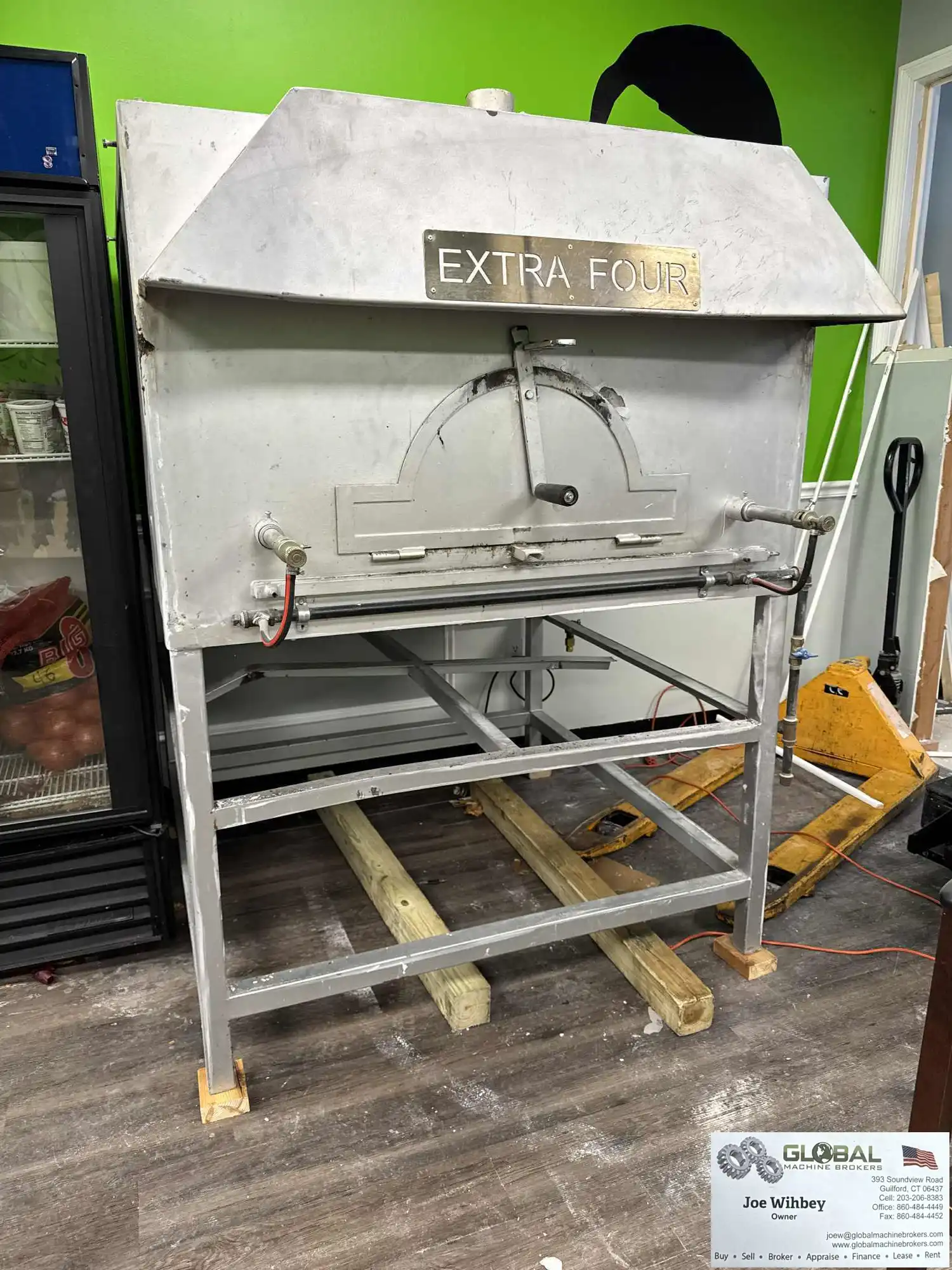 Extra Four EFP0-130 Gas Fired Pizza Oven Brick Lined Baking Oven