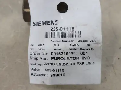USED SIEMENS 255-01115