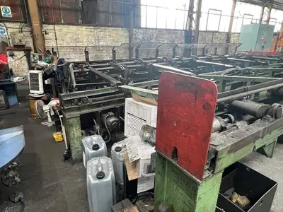 Used SAMUEL PLATT BRIGHT BAR DRAWING, STRAIGHTENING & SAWING LINE (14722) Draw Benches Connecticut US | Machinery International LLC #1557867