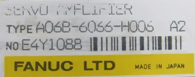 USED FANUC A06B-6066-H006 SERVO AMPLIFIER A06B6066H006
