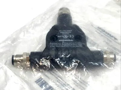 NEW TURCK M12 POWER T‑SPLITTER S‑CODED 600VAC 12A 100022274