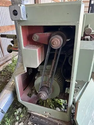 USED OGAM PO-280, 12" DIP-CHAIN GANG RIPSAW