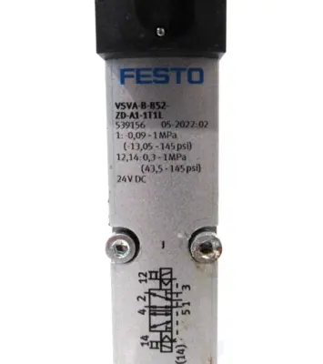 USED FESTO VSVA-B-B52-ZD-A1-1T1L SOLENOID VALVE VSVABB52ZDA11T1L