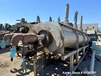 Used Anderson Dahlen Stainless Steel Dual Screw Holoflite Dryer – 24” x 20’ ASME Rated