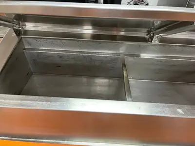 Used Randell Used Randell CR9074-290 Refrigerated Countertop Condiment Prep Table 74"W 120V Food Prep Tables Illinois US | Falcon Restaurant Supply #1376411