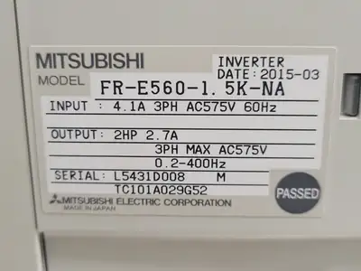 USED MITSUBISHI FR-E560-1.5K-NA