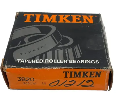 NEW TIMKEN 3820 TAPERED ROLLER BEARING