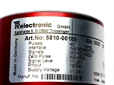 Used TR Electronic 5810-00189 Encoders Michigan US | Maverick Industrial Sales #1401958