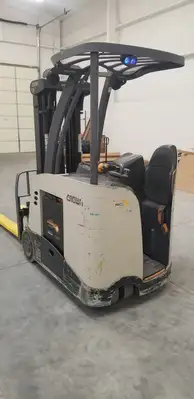 Used CROWN RC5545-40 3-Wheel Stand up Electric Counterbalance Forklifts British Columbia CA | Lenmark #1488905