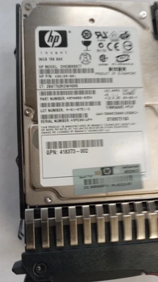 USED HP DH036BB977 SAS HARD DRIVE .