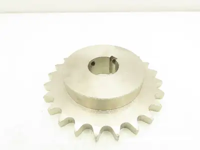 SS60B24 #60 Stainless Roller Chain Sprocket 24T Tooth 3/4 Pitch 1.5" Bore