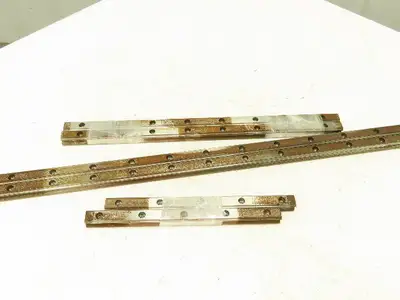 AMT Linear Rail Guide Carriage 3/4" Wide Pairs of 11" 19" 56.75" Long