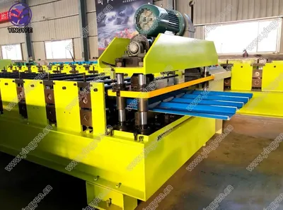Metal Galvanized IBR Trapezoid Roll Forming Machine in China
