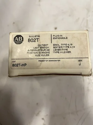 Allen-Bradley 802T-HP Ser J Rotary Lever Limit Switch 120-600V 72-120V -NIB