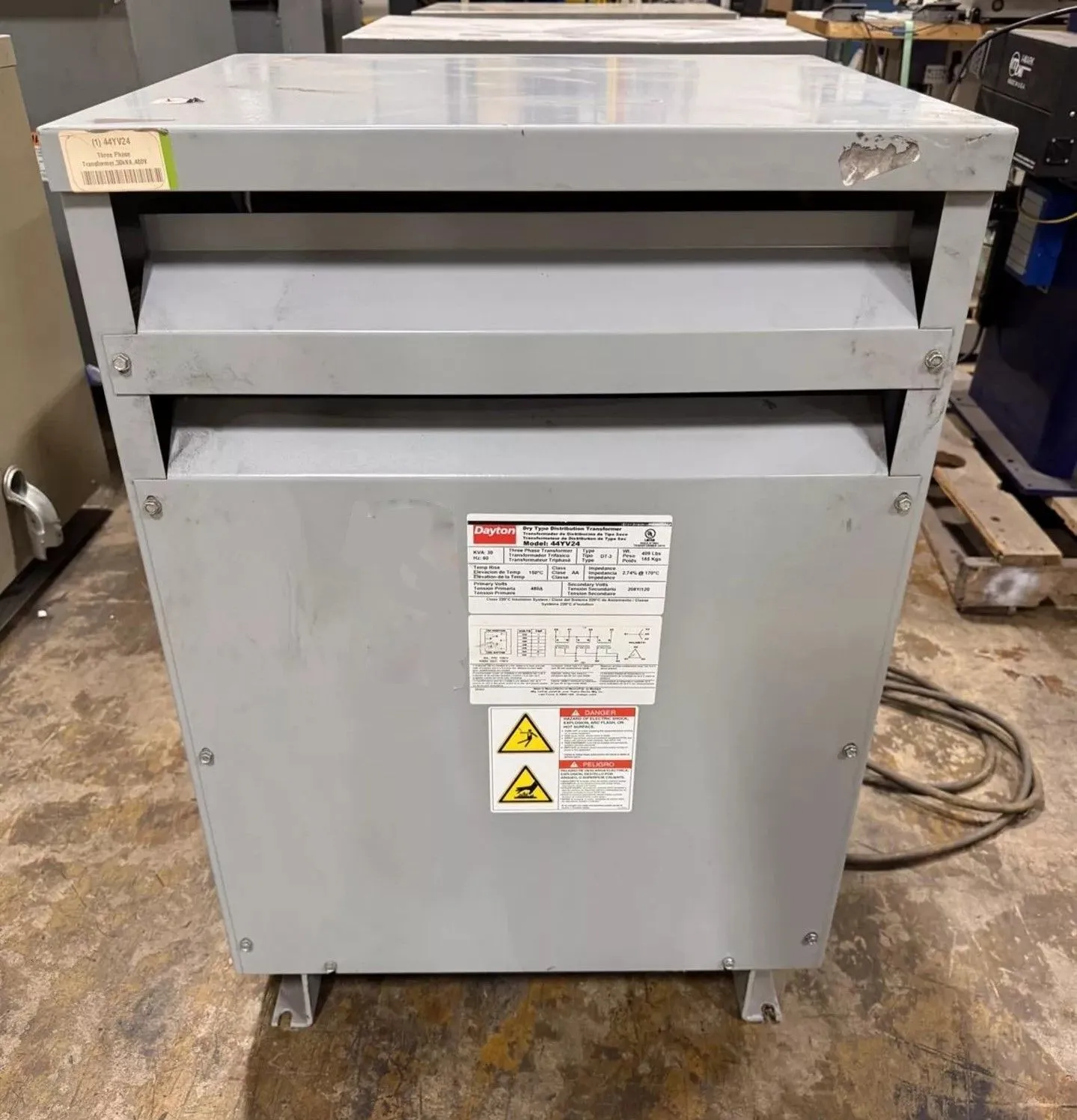 Used DAYTON 44YV24 Transformers Ohio US | Great American Equipment Company #1231895
