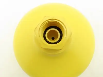 Speakman SE-870 Shower Head 8"OD Yellow Plastic With Impeller Faceplate 1"NPT