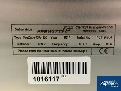Used Frewitt Frewitt FreDrive-CW-150 FlexMill Mills / Grinders Ohio US | Federal Equipment Company #1337673