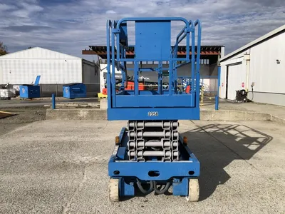 Used 2008 GENIE GS-3246 ELECTRIC SCISSOR LIFT Scissor Lifters Alberta CA | Adcock Equipment #1418058