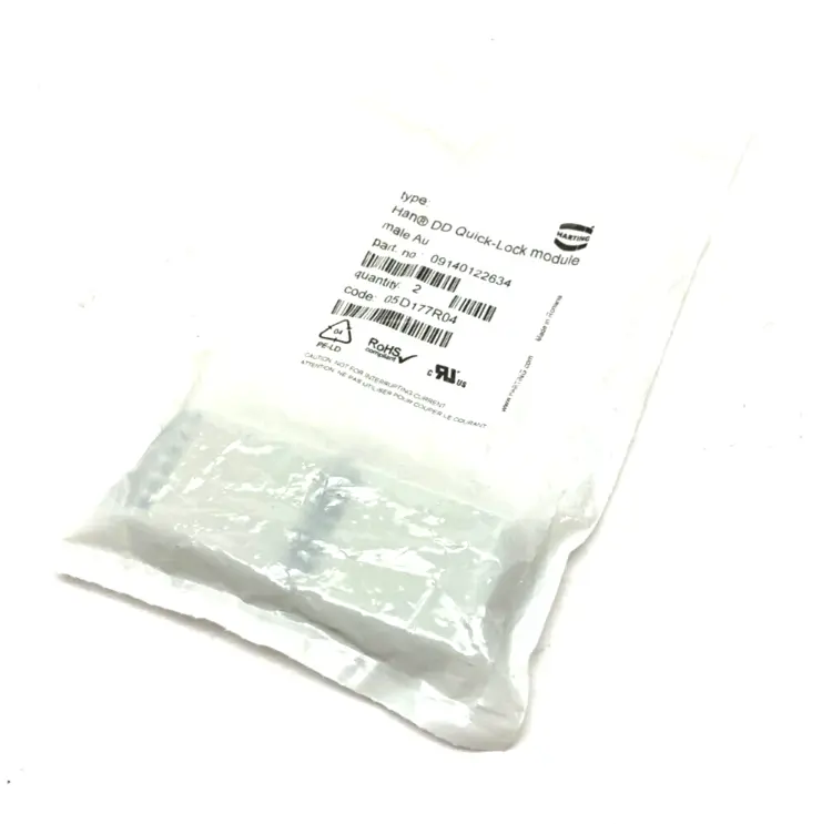 New | in-Stock HARTING HAN DD HEAVY DUTY QUICK-LOCK MODULE PLUG Connector Accessories Michigan US | Maverick Industrial Sales #1091007