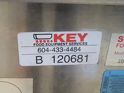USED 2015 SUPREME FOOD EQUIPMENT SHT92